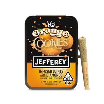 Orange Cookies - Jefferey Infused Joint .65g 5 Pack
