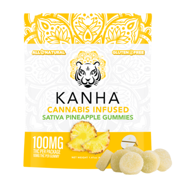 KANHA | Pineapple | Sativa | 100mg THC | 10-pack